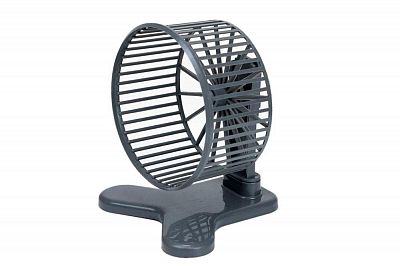 Купить homepet игрушка колесо для грызунов пластиковое с подставкой серое