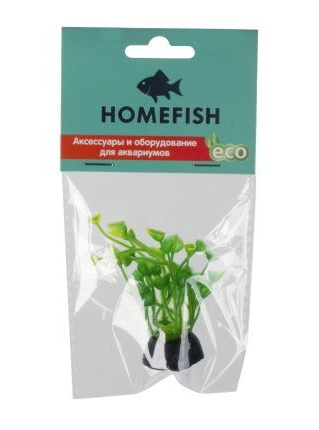 Купить homefish Аурибус огрис растение для аквариума пластиковое с грузом
