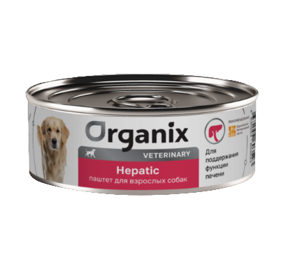 Купить organix vet hepatic консервы для взрослых собак для поддержания функции печени