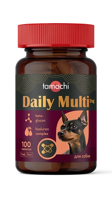 Купить tamachi daily multi dog Витамины для собак мелких пород для иммунитета