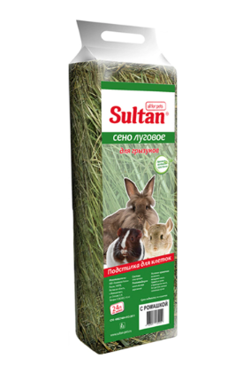 Купить Султан Сено для грызунов луговое с ромашкой