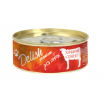 Delish premium консервы для собак говядина/ягненок