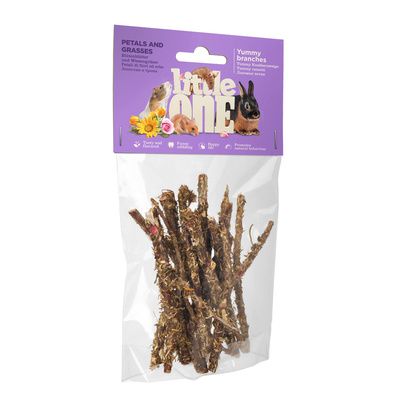 Купить little one лакомство Ветви c лепестками и травами для всех видов грызунов