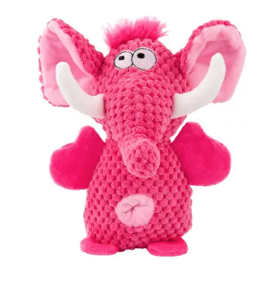 Купить mr.kranch игрушка для собак Слон с пищалкой, розовая