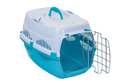 Купить yami-yami переноска для собак и кошек "Спутник-1" бирюзовая, до 9 кг