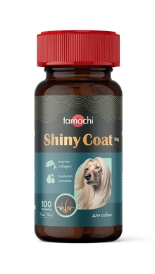 Купить tamachi shiny coat Витамины для собак средних и крупных пород Блестящая шерсть