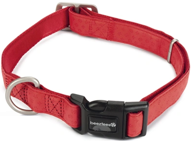 Купить beeztees macleather Ошейник нейлоновый для собак искуственная кожа красный