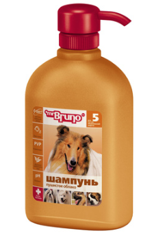 СКИДКА Mr.Bruno шампунь для собак для густой и сильно загрязненной шерсти "пушистое облако"