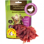 Деревенские лакомства лакомство для собак утиные дольки для малых пород