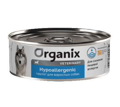 Купить organix vet hypoallergenic консервы для взрослых собак при пищевой аллергии