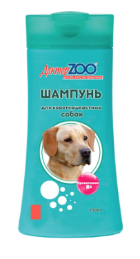 Купить СКИДКА Доктор zoo Шампунь для короткошерстных собак