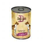 Delish консервы для собак индейка
