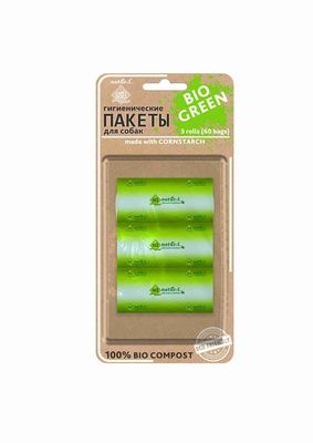 Купить n1 bioразлагаемые пакеты для выгула собак