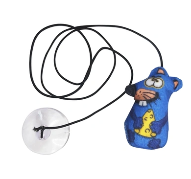 Антицарапки игрушка для кошек дразнилка, с валерианой и присоской