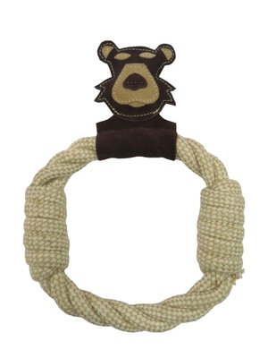 Купить bow wow кольцо кожаное, коричневый, натуральный