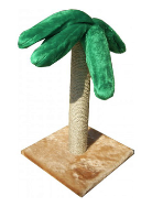 Купить СКИДКА clp Когтеточка для кошек "Пальма" (сизаль)