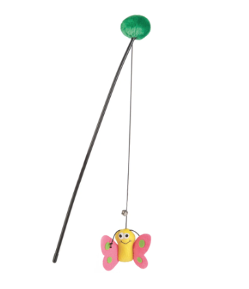 Купить beeztees Игрушка для кошек удочка с бабочкой