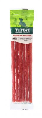 Купить titbit Золотая коллекция лакомство для собак колбаски "Кальяри"