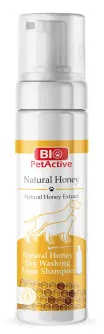 BioPetActive шампунь-пена для кошек для сухой очистки шерсти с натуральным медом