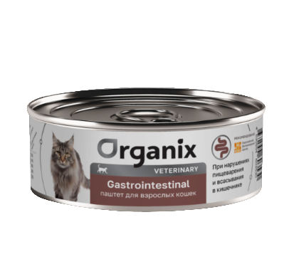 Купить organix vet gastrointestinal консервы для кошек при нарушениях пищеварения