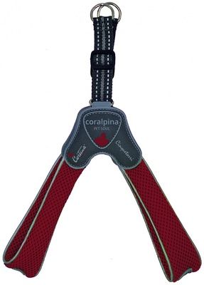 Купить cortina (coralpina) мягкая шлейка для собак "Супер Комфорт", винный