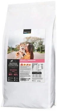 Smart Dog сухой корм для взрослых собак средних и крупных пород с чувствительным пищеварением с лососем