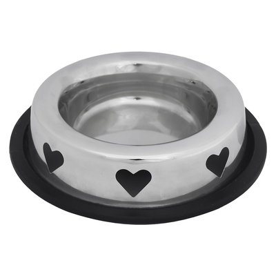 Купить tappi Паур миска металлическая с резинкой для собак и кошек