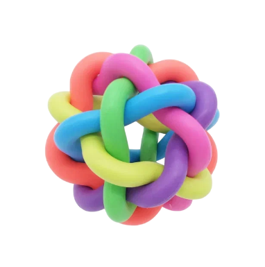 HOMEPET TPR игрушка для собак Плетеный мяч