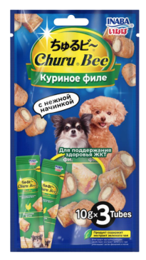 Купить inaba churu лакомство для собак запеченные трубочки с куриным филе для здоровья ЖКТ