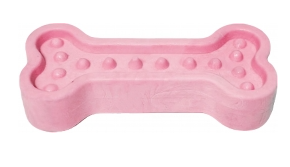Купить homepet foam puppy игрушка для собак, кость, розовая