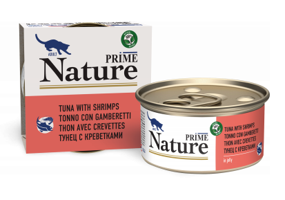 Купить prime nature Консервы для кошек в желе, тунец с креветками