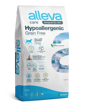 Alleva Care Dog Hypoallergenic Grain Free сухой диетический гипоаллергенный беззерновой корм для взрослых собак всех пород при аллергии