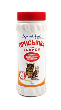Верный Друг присыпка для уборки жидких выделений для собак и кошек