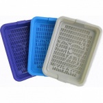 СКИДКА ZOOexpress туалет для кошек "китти" с сеткой малый