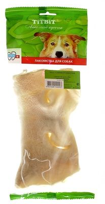 Купить titbiТ лакомство для собак нос говяжий бабочка