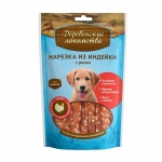 Деревенские лакомства лакомство для щенков нарезка из индейки с рисом