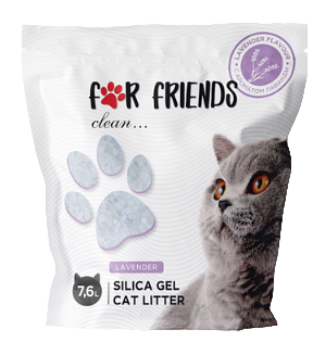 Купить for friends наполнитель для кошек силикагелевый лаванда