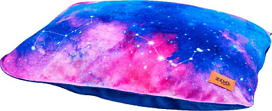 СКИДКА ZOOexpress "Космос" матрац пухлый для кошек и собак, прямоугольный, синий