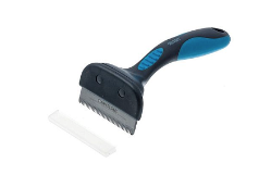 Купить СКИДКА delight расческа-дешеддер, средняя, 65 зубьев для собак и кошек