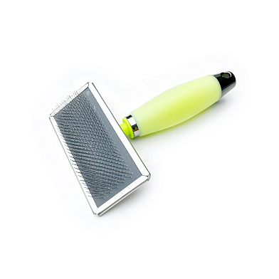 PetStar пуходерка металлическая с силиконовой ручкой для собак и кошек