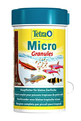 Tetra Micro Granules корм для всех видов мелких рыб