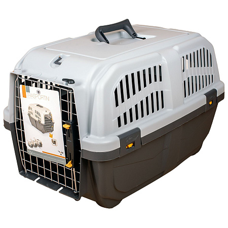 Купить mps переноска skudo 5 79х58,5х65h см с металлической дверцей с замком серая