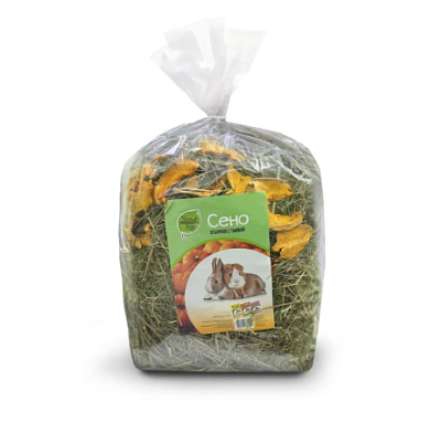 Зверье Мое Сено луговое с тыквой для грызунов