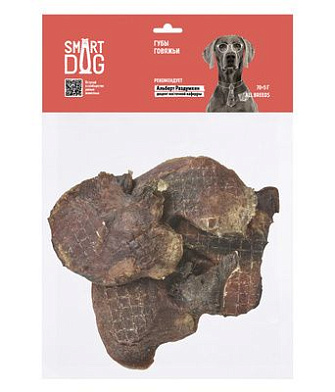 Smart Dog лакомства лакомство для собак губы говяжьи