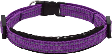 ZOOexpress Fresh Line ошейник с сеткой для собак, сиреневый