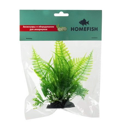 Купить homefish Нефролепис растение для аквариума пластиковое с грузом