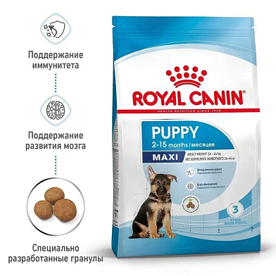 Royal Canin maxi puppy) сухой корм для щенков крупных пород