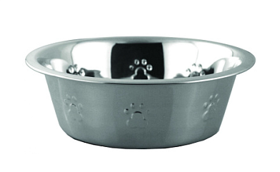 Каскад миска из нержавеющей стали для собак, с лапками на стенках