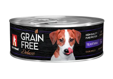 Зоогурман Grain Free консервы для собак Телятина