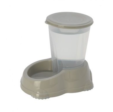 Moderna Smart автопоилка пластиковая для собак, теплый серый